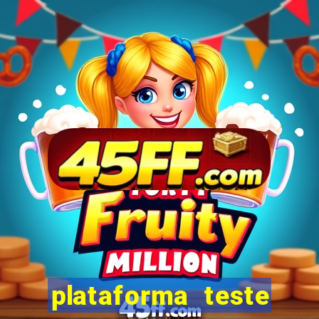 plataforma teste fortune tiger